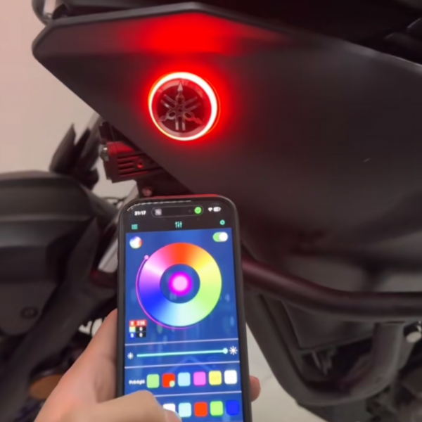Logo Led RGB Moto